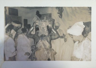 Festa acaraje de Oya - Iya Tuty em primeiro plano